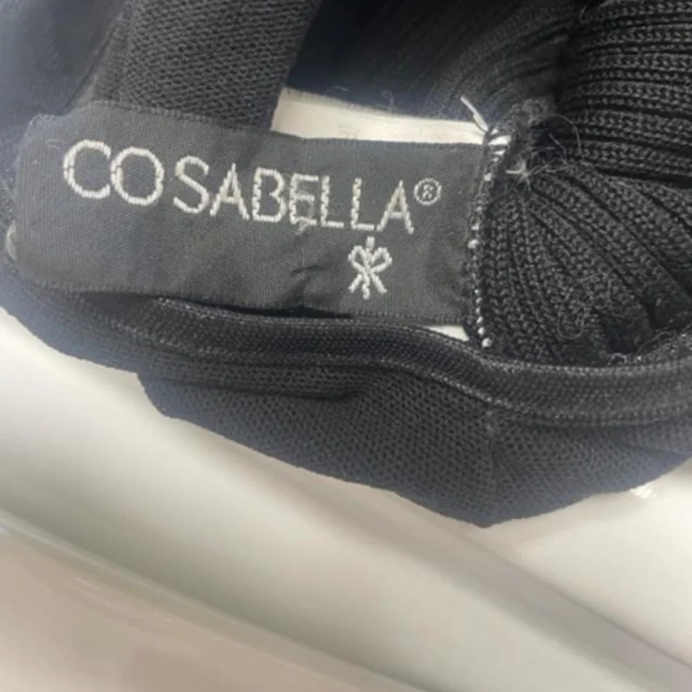 COSABELLA Black Ribbed Bodysuit - Picture 7 of 10